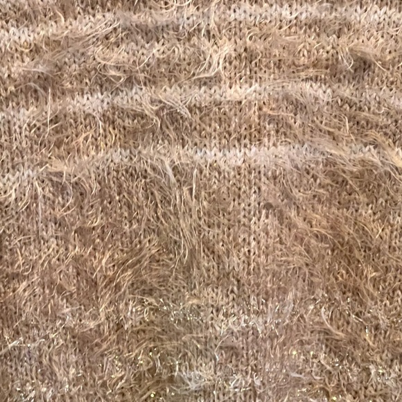 Red Ruby Fuzzy Gold Sweater - Picture 2 of 15